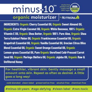 Minus-10™ Organic Moisturizer (Trial Size) - Image 2