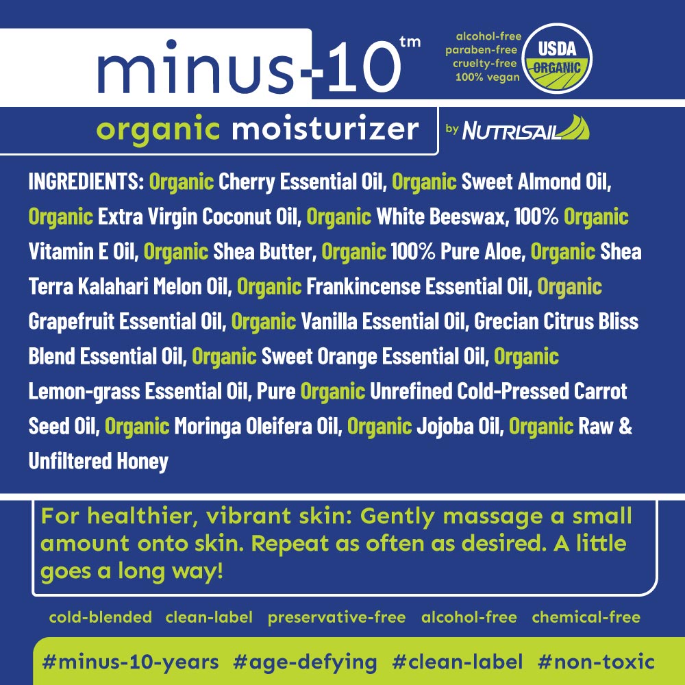 Minus-10™ Organic Moisturizer (Trial Size) - Image 2